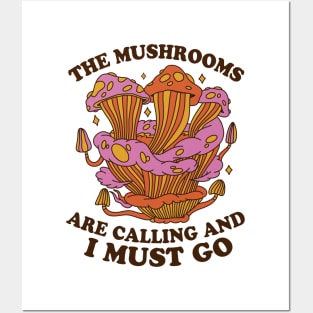 Mushroom Shirt Design - Unique Fungi Design for Mushroom Lovers Posters and Art